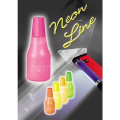 Noris 117UVA-25ml Неоновая флуоресцентная краска для бумаги, картона, кожи. СВЕТИТСЯ ПОД УЛЬТРАФИОЛЕТОМ