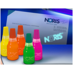 Noris 117UVA-25ml Неоновая флуоресцентная краска для бумаги, картона, кожи. СВЕТИТСЯ ПОД УЛЬТРАФИОЛЕТОМ