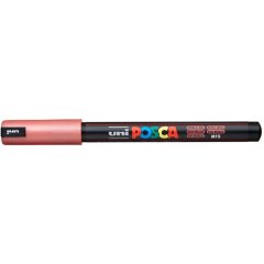 Маркер POSCA PC-1MR, красный металлик, 0.7 мм, игольчатый наконечник № M15 