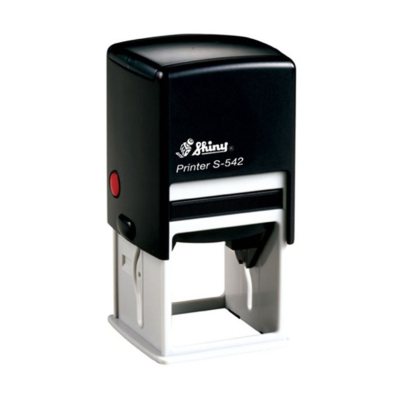 SHINY S-542 Автоматическая оснастка для печати / штампа (диаметр печати 42 мм. / размер штампа 42 х 42 мм.)