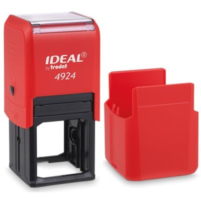 IDEAL 4924 Автоматическая оснастка для печати/штампа (штамп 40 х 40 мм.; печать 40 мм)  с крышкой