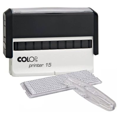 Colop Printer 15-Set Автоматический самонаборный штамп 2 строки, 1 касса (размер штампа 69 х 10 мм.)