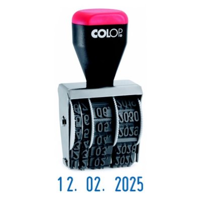 COLOP 05000 Bank Датер ленточный, высота шрифта 5мм, месяц ЦИФРАМИ