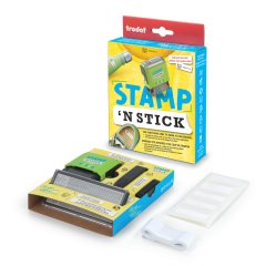TRODAT STAMP 'N STICK Штамп-маркер для текстиля, обуви, пластика, дерева и мн. др.