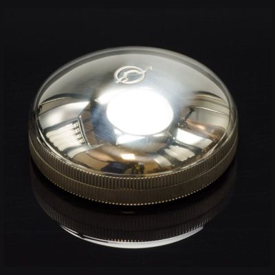 "OL-НЛО 40" Металлическая никелированная оснастка для печати с штемпельной подушкой (диаметр печати 40 мм.)