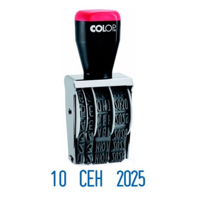 COLOP 07000  Датер ленточный, высота шрифта 7мм, месяц БУКВАМИ