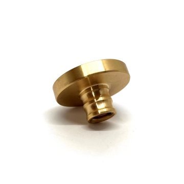 MT 34ЛС Пломбир под сургуч с деревянной ручкой, латунный (диаметр 34 мм.)