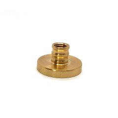 MT 34ЛС Пломбир под сургуч с деревянной ручкой, латунный (диаметр 34 мм.)