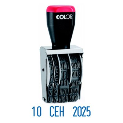 COLOP 09000  Датер ленточный, высота шрифта 9мм, месяц БУКВАМИ