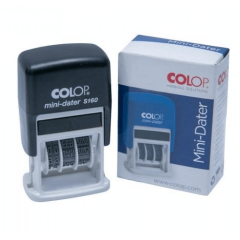 COLOP S160 Мини-датер 3,8 мм. со свободным полем 25х5 мм, месяц ЦИФРАМИ