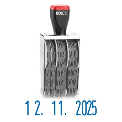 COLOP 12000 Bank Датер ленточный, высота шрифта 12мм, месяц ЦИФРАМИ
