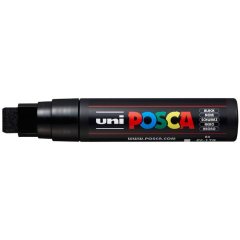 Маркер POSCA PC-17K, чёрный, 15 мм, клиновидный наконечник № 24