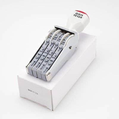 GRM 15124 ленточный нумератор, 4 разряда, 12 мм.