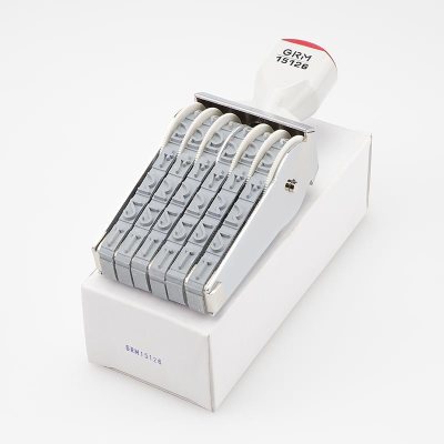 GRM 15126 ленточный нумератор, 6 разрядов, 12 мм.