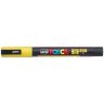 Маркер POSCA PC-3ML, жёлтый с блёстками, 0.9 - 1.3 мм, пулевидный наконечник №2