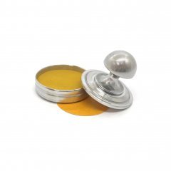 "ВЕГА 42-Магнит" Металлическая магнитная оснастка для печати с встроенной штемпельной подушкой (диаметр печати 42 мм.)