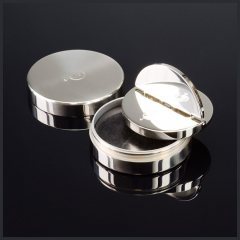 "OL-ДИСКО 40" Премиальная металлическая оснастка для печати с штемпельной подушкой (диаметр печати 40 мм.)