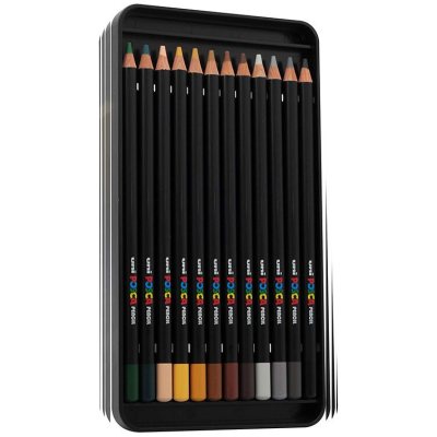 POSCA Pencil Набор из 36 цветных карандашей в подарочном кейсе, Япония