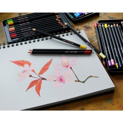 POSCA Pencil Набор из 36 цветных карандашей в подарочном кейсе, Япония