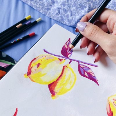 POSCA Pencil Набор из 36 цветных карандашей в подарочном кейсе, Япония