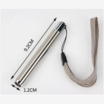 UV-Mini Ультрафиолетовый фонарик для проверки банкнот и невидимых меток, на батарейках