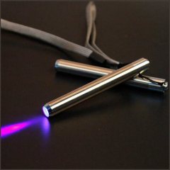 UV-Mini Ультрафиолетовый фонарик для проверки банкнот и невидимых меток, на батарейках