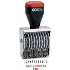 COLOP 09012 Нумератор 12-разрядов, высота шрифта 9мм