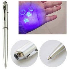 UV-Pen Ручка с уф-фонариком. Невидимые чернила проявляются под ультрафиолетом