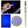 UV-Pen Ручка с уф-фонариком. Невидимые чернила проявляются под ультрафиолетом