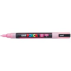 Маркер POSCA PC-3ML, розовый с блёстками, 0.9 - 1.3 мм, пулевидный наконечник №13