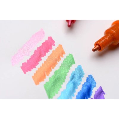 Маркер POSCA PC-3ML, розовый с блёстками, 0.9 - 1.3 мм, пулевидный наконечник №13