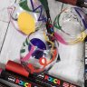 Набор акриловых маркеров POSCA PC-5M «Насыщенные цвета», в пластиковой упаковке, 6 шт