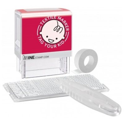 COLOP MINE STAMP Textil marker 20/3-Set Самонаборный штамп для маркировки текстиля, с персонализацией 3 строки с 1-й кассой (штамп 38х14 мм)