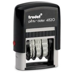 TRODAT 4820 PRINTY ДАТЕР, ВЫСОТА ДАТЫ 4 мм, месяц БУКВАМИ