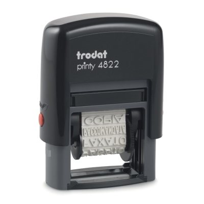 TRODAT 4822 PRINTY ШТАМП С 12 БУХГАЛТЕРСКИМИ ТЕРМИНАМИ, без даты