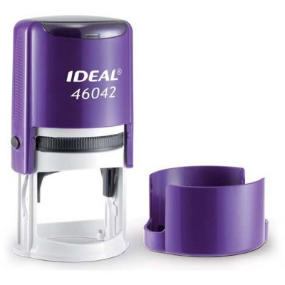 IDEAL 46042 Автоматическая оснастка для печати (диаметр печати 42 мм.) с крышкой