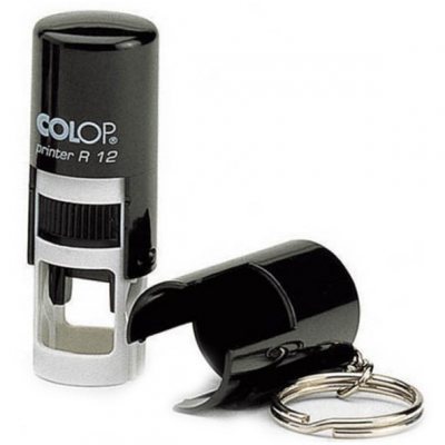 Colop Printer R12 + key ring Автоматическая оснастка для печати с брелоком и защитной крышечкой (диаметр печати 12мм.)