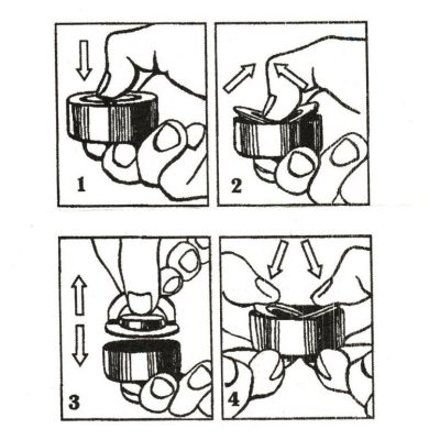 "OL-ТЕХНО кристалл-рубин 40" Металлическая оснастка для печати с фианитовым кристаллом, КРАСНЫЙ (диаметр печати 40 мм.)