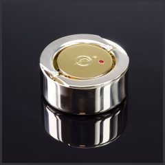 "OL-ТЕХНО кристалл-рубин 40" Металлическая оснастка для печати с фианитовым кристаллом, КРАСНЫЙ (диаметр печати 40 мм.)