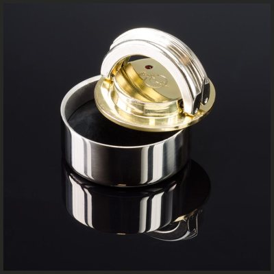 "OL-ТЕХНО кристалл-рубин 40" Металлическая оснастка для печати с фианитовым кристаллом, КРАСНЫЙ (диаметр печати 40 мм.)