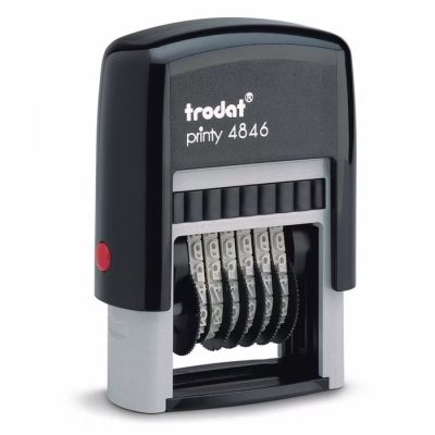 TRODAT 4846 PRINTY НУМЕРАТОР.6 РАЗРЯДОВ.4мм