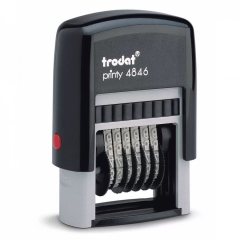 TRODAT 4846 PRINTY НУМЕРАТОР.6 РАЗРЯДОВ.4мм