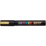 Маркер POSCA PC-5M, золотой, 1.8 - 2.5 мм, пулевидный наконечник №25
