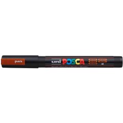 Маркер POSCA PC-3M, бронзовый, 0.9 - 1.3 мм, пулевидный наконечник №42