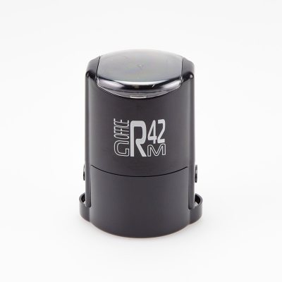 GRM R42 Office Автоматическая оснастка для печати С ЗАЩИТНОЙ КРЫШЕЧКОЙ (диаметр 42 мм.)