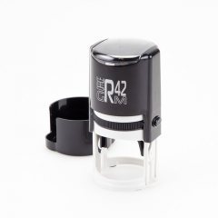 GRM R42 Office Автоматическая оснастка для печати С ЗАЩИТНОЙ КРЫШЕЧКОЙ (диаметр 42 мм.)