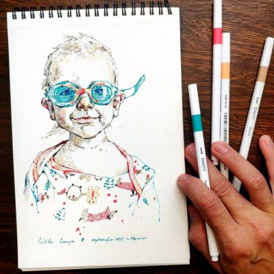 Набор линеров №2 Uni EMOTT Пастельные цвета 10 штук