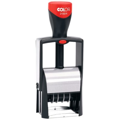 COLOP CLASSIC LINE S 2100/4  Металлический датер, высота шрифта 4 мм, месяц ЦИФРАМИ