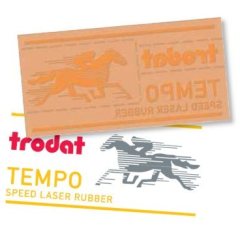 Trodat TEMPO  Резина для лазерной гравировки, Оранжевая, А4 - 210 х 297 мм.; толщина 2,3 мм; твердость - 55, 1 лист.
