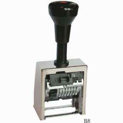 REINER B8 Нумератор автоматический, металлический корпус и литеры 4.5 мм., 8 разрядов